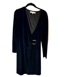 Evan Picone Black Dress – Size 10 – Excellent Vintage Condition